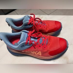 Hoka One One Red and Blue